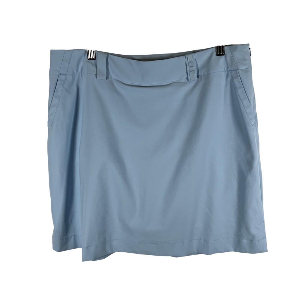 Nike Golf Fit Dry Blue Skort Womens Size 12 Athletic Golf Skirt Pockets